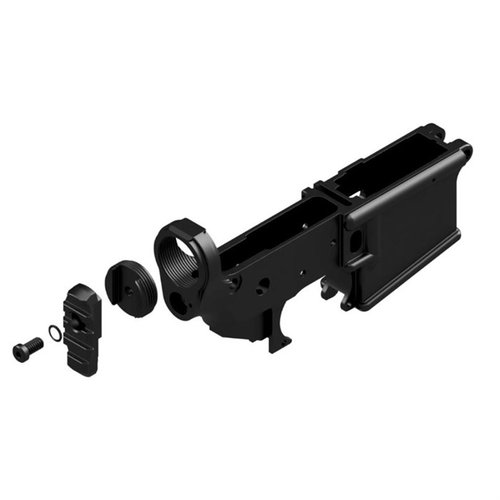 Mit dem KNS Precision AR-15/MCX Picatinny Stock Adapter kannst du einfach eine ideale Schulterstütze anbringen und deine Waffe durch Klappstöcke kompakt machen.