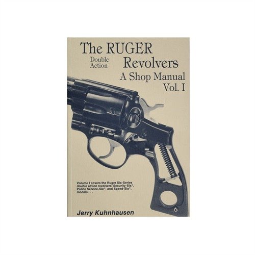 Das RUGER® DOUBLE ACTION REVOLVERS SHOP MANUAL bietet dir umfassende Anleitungen zur Reparatur und Wartung der Speed, Security und Service Six Series Revolver.