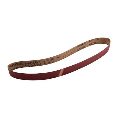 Die VSM Abrasives Sanding Belts (1" x 30", 220 Grit) bieten eine lange Lebensdauer dank Compact Grain-Technologie und sind ideal für Raytech Sanding Drums.