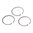 AR-15 Verschluss-/Gasring, 3er-Pack