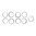 AR .308 Verschlussring/Gasring 9er-Pack
