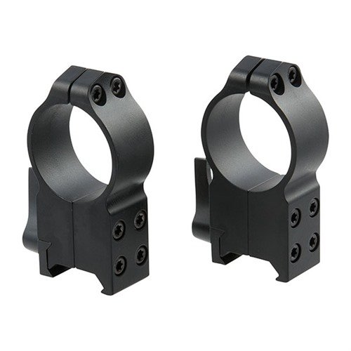 Die MAXIMA Quick Detach Ringe bieten eine robuste, CNC-gefertigte Konstruktion aus Stahl, eine präzise Rückstoßkontrolle und ein einzigartiges Hebelsystem für schnelle Montage.