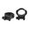 WARNE MFG. COMPANY 35mm High Matte Black Rings