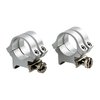 Die QUAD LOCK RINGS bieten mit zwei Kappen pro Basis doppelte Haltekraft, gleichmäßigen Druck und verhindern das Verdrehen des Zielfernrohrs.