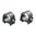 1" niedrig, mattblau