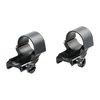 Die TOP MOUNT EXTENSION RINGS von WEAVER bieten eine flexible Augenabstandsanpassung von 3⁄4" und sind in mattem Blau oder Edelstahl erhältlich.