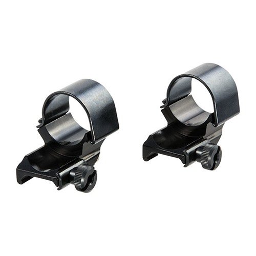 Die TOP MOUNT EXTENSION RINGS von WEAVER bieten eine flexible Augenabstandseinstellung von 3/4" und sind in glänzendem Blau oder Edelstahl erhältlich.