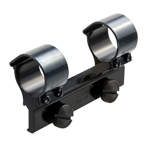 Die SIDE MOUNT 1" RINGS von WEAVER bieten eine perfekte Lösung für mehr Platz beim Laden und Auswerfen, dank der seitlichen Montage und der robusten Aluminiumkonstruktion.