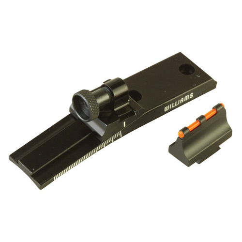 Upgrade deine Ruger® 10/22® mit den WGRS-RU22 Fire Sights: Helle rote Fiber Optik vorne und verstellbare Peep- oder U-Notch-Visiere für schnelle Zielerfassung.