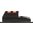 Gewehr-Frontvisierrampe .485" Faseroptik orange