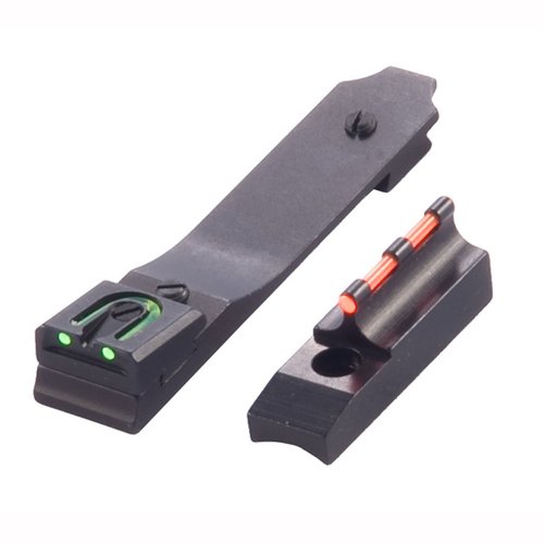 Ersetze die Werksvisiere deiner Marlin mit den MARLIN 60 Fire Sight Set. Die grüne Fiber Optic sorgt für klare Sicht, während die Anpassbarkeit für Windage und Elevation überzeugt.