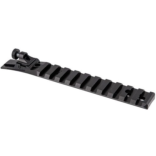 Das RUGER® 10/22® ACE IN THE HOLE SIGHT SET bietet dir eine zuverlässige Backup-Visierung mit einem CNC-gefrästen Picatinny-Schienen und einem Stahl-Faseroptik-Frontvisier.