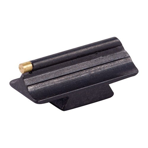 Die RIFLE BEAD 1/16" Frontsicht bietet dir eine schlanke, fast unsichtbare Klinge mit einem präzisen, gut sichtbaren Messinggold-Bead für optimale Zielgenauigkeit.