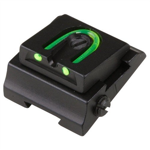 Verbessere deine Fabriksicht mit dem RIFLE 1/4" WGOS Rear Sight, der präzise U-Form und grüne Fiber Optics für schnelle Zielerfassung bietet.