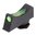 VICKERS ELITE Frontvisier grüne Fiber-Optik .230" Höhe