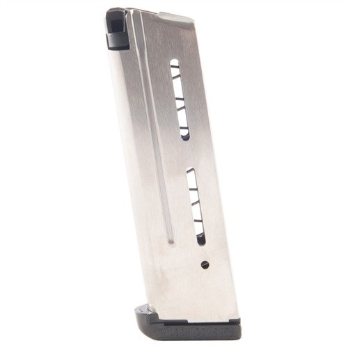 Die 1911 9RD 40S&W Wilson-Rogers Magazine aus hitzebehandeltem 17-7 Edelstahl bietet zuverlässiges Füttern, einfache Reinigung und hervorragende Passgenauigkeit.