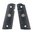 Fullsize, schwarzes G10, Starburst, flacher Griff