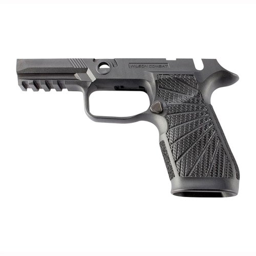 Verbessere dein Schießen mit dem Wilson Combat WCP320 Grip-Modul für SIG P320: bessere Kontrolle, weniger Rückstoß und ergonomisches Design für maximalen Komfort.