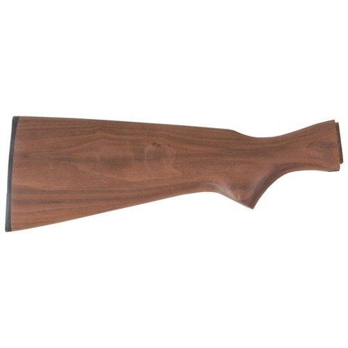 Die PRE-FINISHED Replacement Shotgun Buttstocks aus amerikanischem Walnussholz bieten eine passgenaue Qualität, sind wetterbeständig und leicht zu montieren.