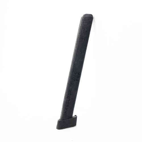 Mit dem Magazinbegrenzer Glock 9mm 33 MCL 10/33 kannst du deine Standard Glock 33 Schuss Magazine sicher anpassen, ohne die Zuverlässigkeit oder den Federdruck zu beeinträchtigen.