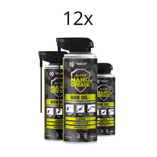 Das GENERAL NANO PROTECTION GUN OIL (AEROSOL) bietet hervorragenden Schutz, reduziert Reibung und sorgt für eine langanhaltende Schmierung deiner Waffen.