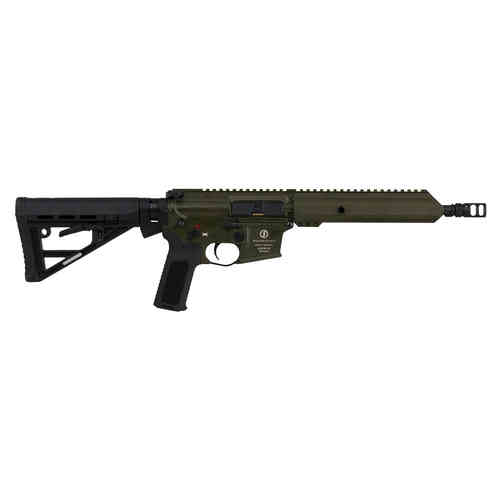 Die SCHMEISSER AR-15-9 in O.D. Green bietet dir eine kompakte 10,5'' Lauflänge, präzises Schießen im 9mm Kaliber und ein modernes Semi-Auto Design.