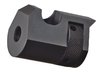 V-Cut Single-Port-Kompensator für LLV und Scorpion, schwarz beschichteter Edelstahl