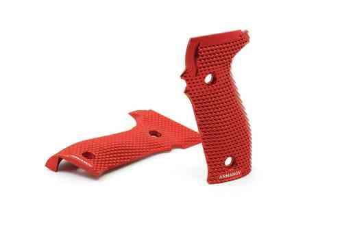 Die ARMANOV SpidErgo II Pistol Grips für Sig Sauer P226 bieten ergonomisches Design, aggressiven Grip und passen auf alle Generationen ohne Magwell.
