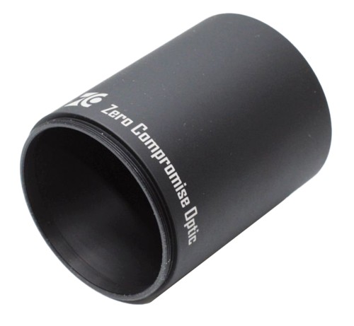 Der ZCO Zero Compromise Optics Sonnenblende in Schwarz (56mm) bietet optimalen Blendschutz und verbessert die Sicht bei jedem Wetter, perfekt für deine Schießsport-Aktivitäten.
