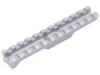 Die Volquartsen Picatinny Scope Mount in Silber passt perfekt auf Ruger MKI, MKII, MKIII, MK IV und 22/45, ganz ohne Gunsmithing und ohne Entfernen der Kimme.