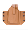 Das Canik Kydex Holster bietet dir eine sichere IWB/OWB Tragemöglichkeit, ist rechtsseitig, in FDE und aus robustem Kydex gefertigt für optimalen Schutz.